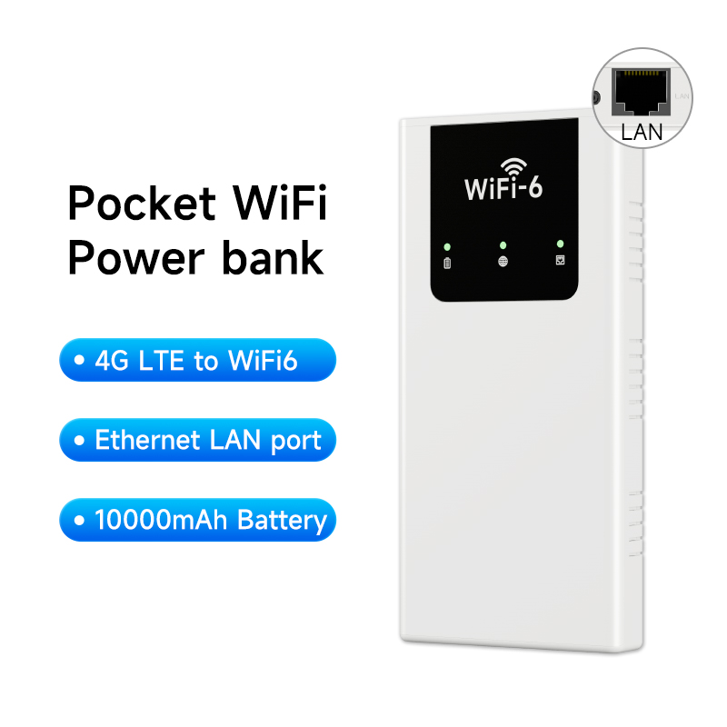 4G LTE MiFi with power Bank